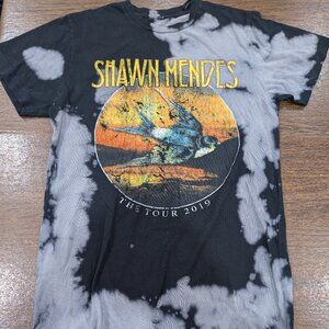 Shawn Mendes Shirt Adult Small Black Canadian Singer Songwriter Music 2019 Tour